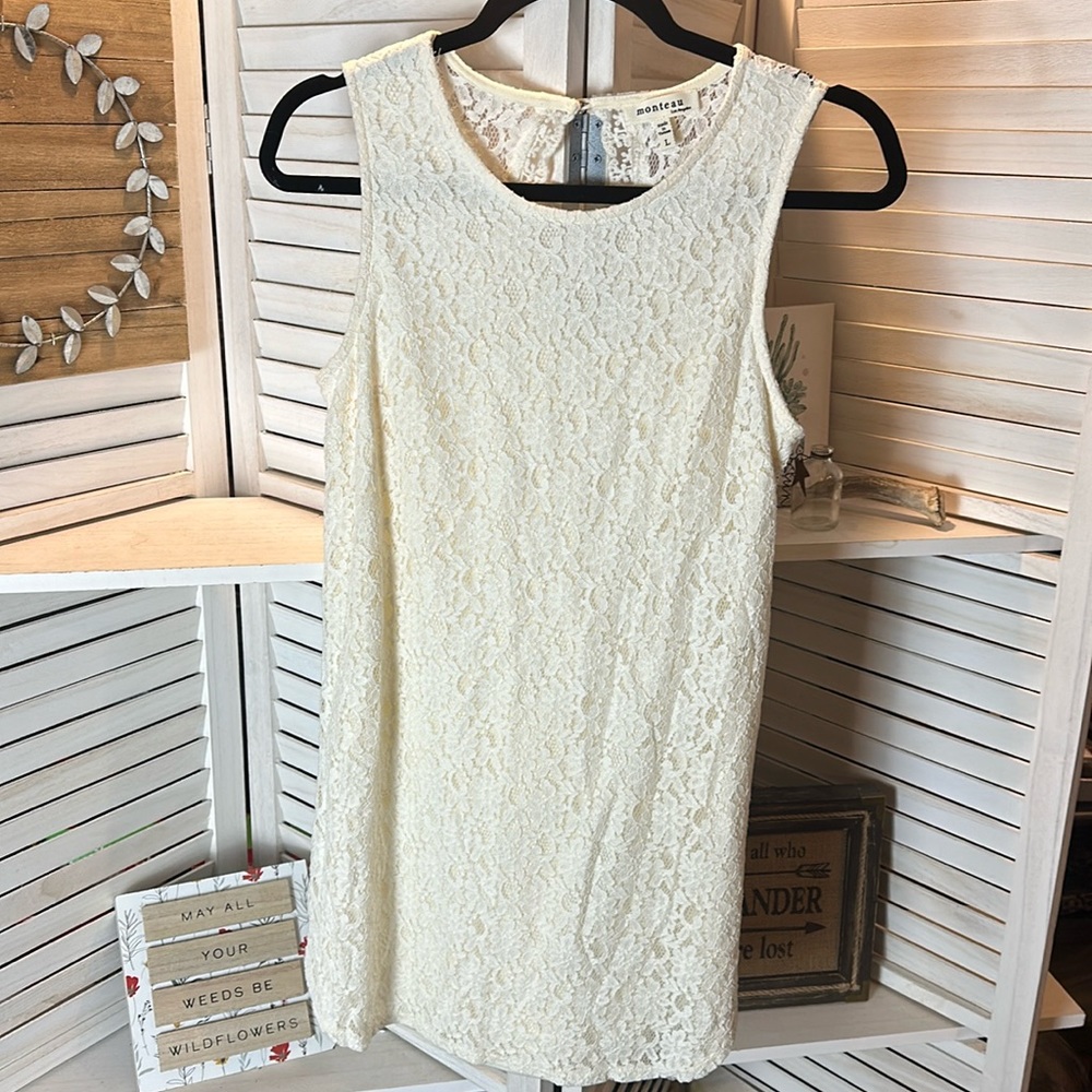 Monteau Lace Mini Dress/Tunic